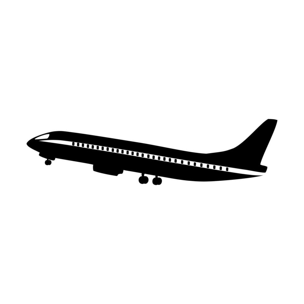 Aircraft icon vector. airplane illustration sign. plane symbol or logo. vector