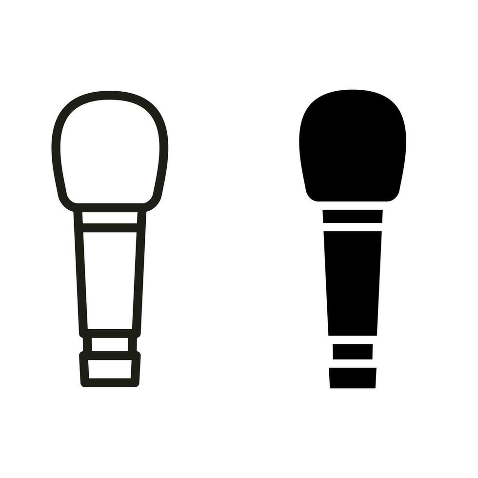 Microphone icon vector. Mic illustration sign. Karaoke symbol. vector