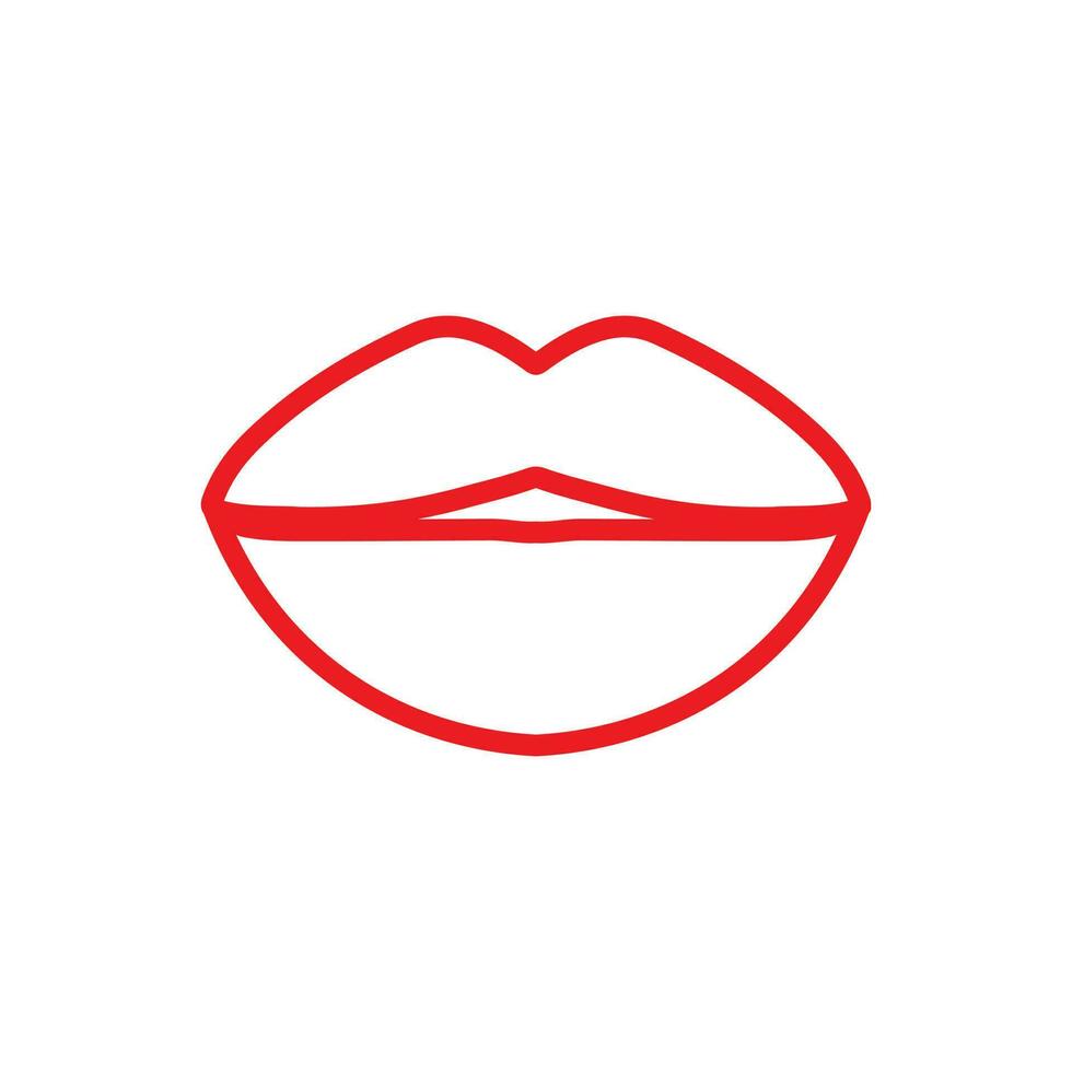 Lips icon vector. kiss illustration symbol.  woman sign. love logo. vector