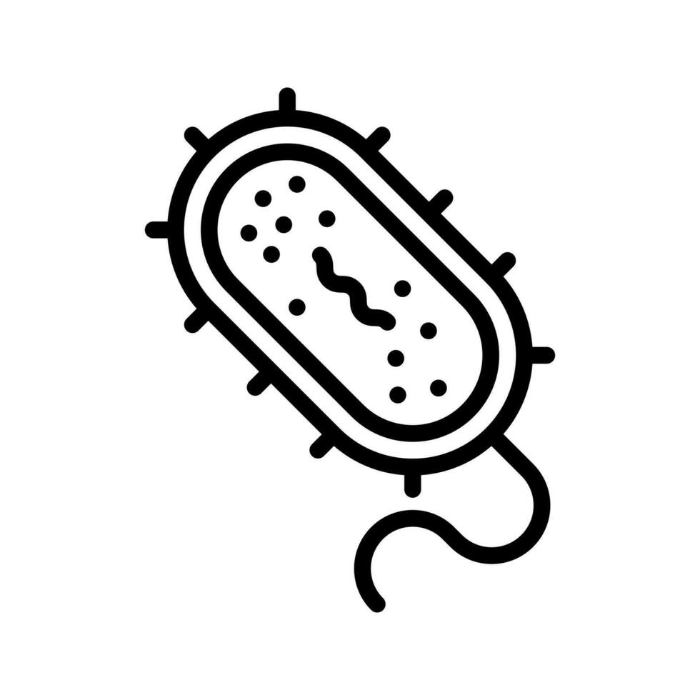 Bacteria icon vector. bacteria illustration sign. microbe symbol. vector