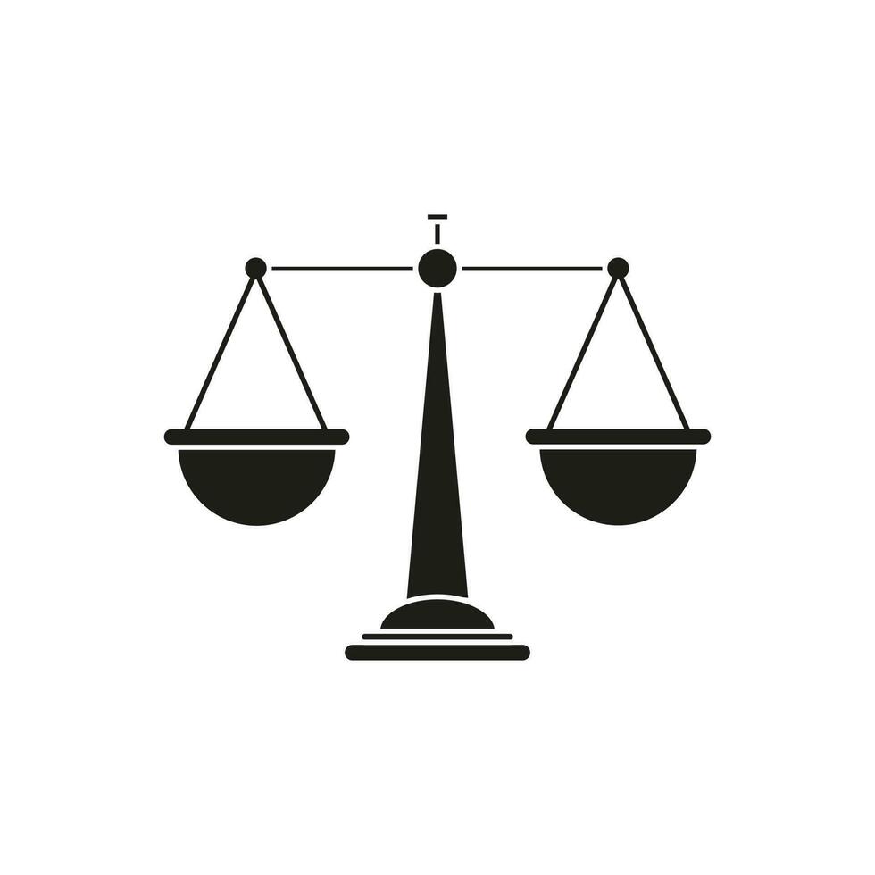Libra icono vector. escamas ilustración signo. equilibrar símbolo. pesador logo. vector