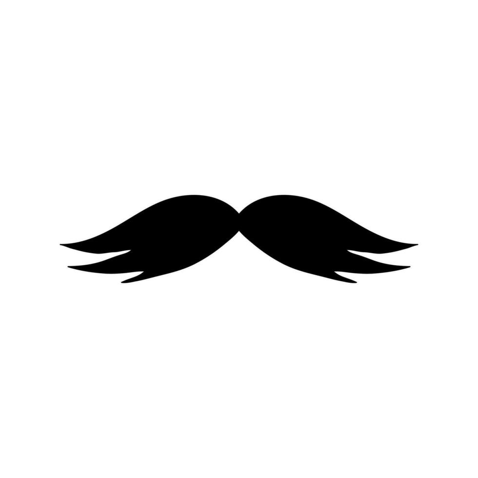 Bigote vector icono. barbería ilustración signo. Corte de pelo símbolo o logo.