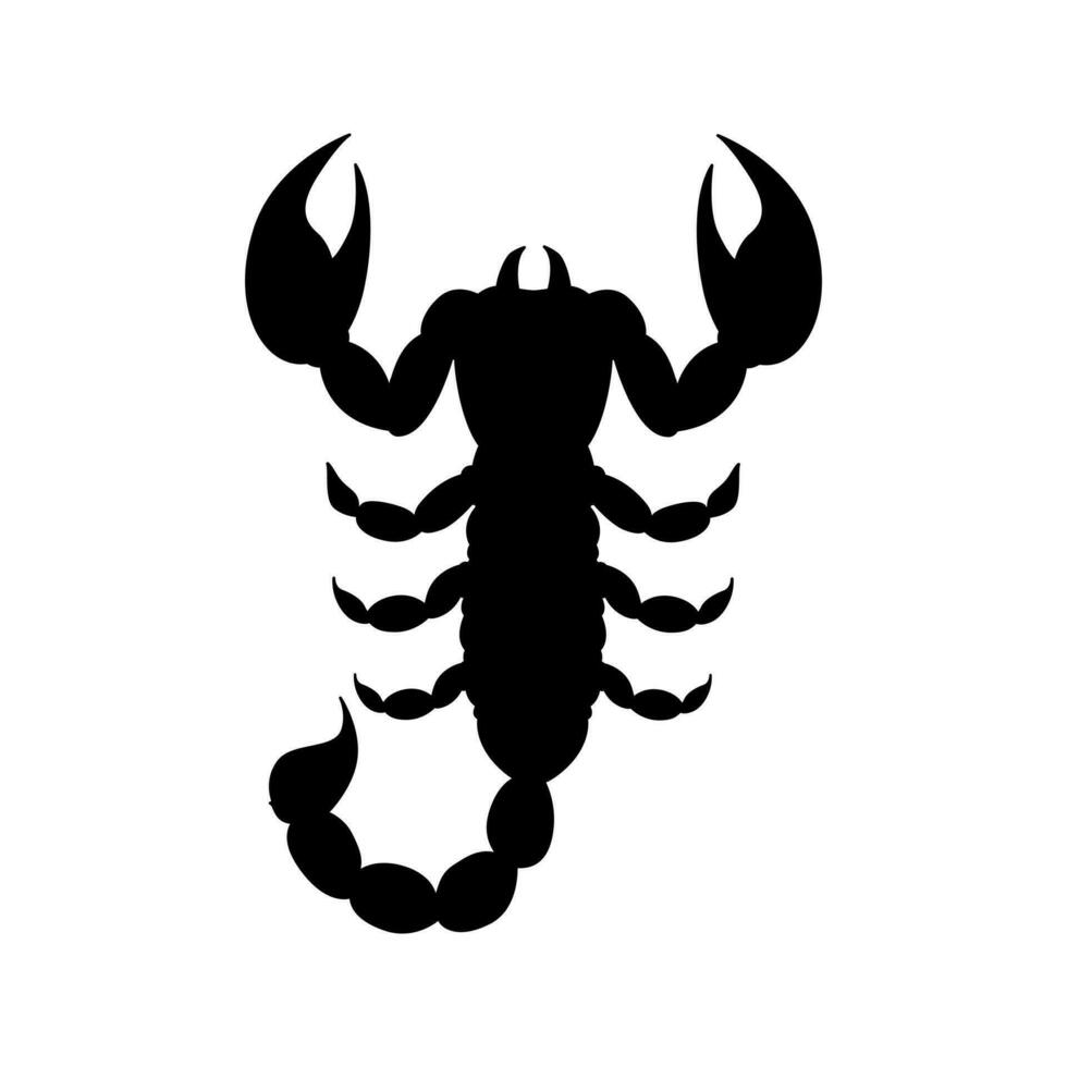 Scorpion vector icon. poison illustration sign. insect symbol or logo.