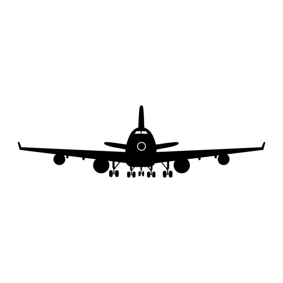 Aircraft icon vector. airplane illustration sign. plane symbol or logo. vector