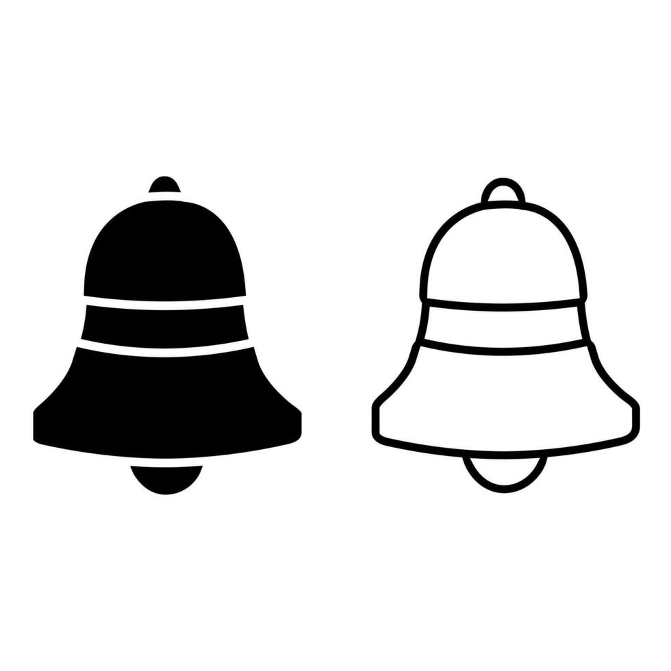 campana vector icono. notificación. alarma ilustración signo. alarma símbolo. recordatorio logo.