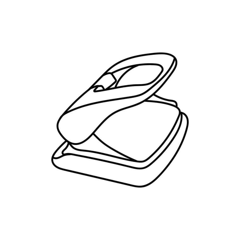 Perforator Paper Tool Line Creative Logo vector