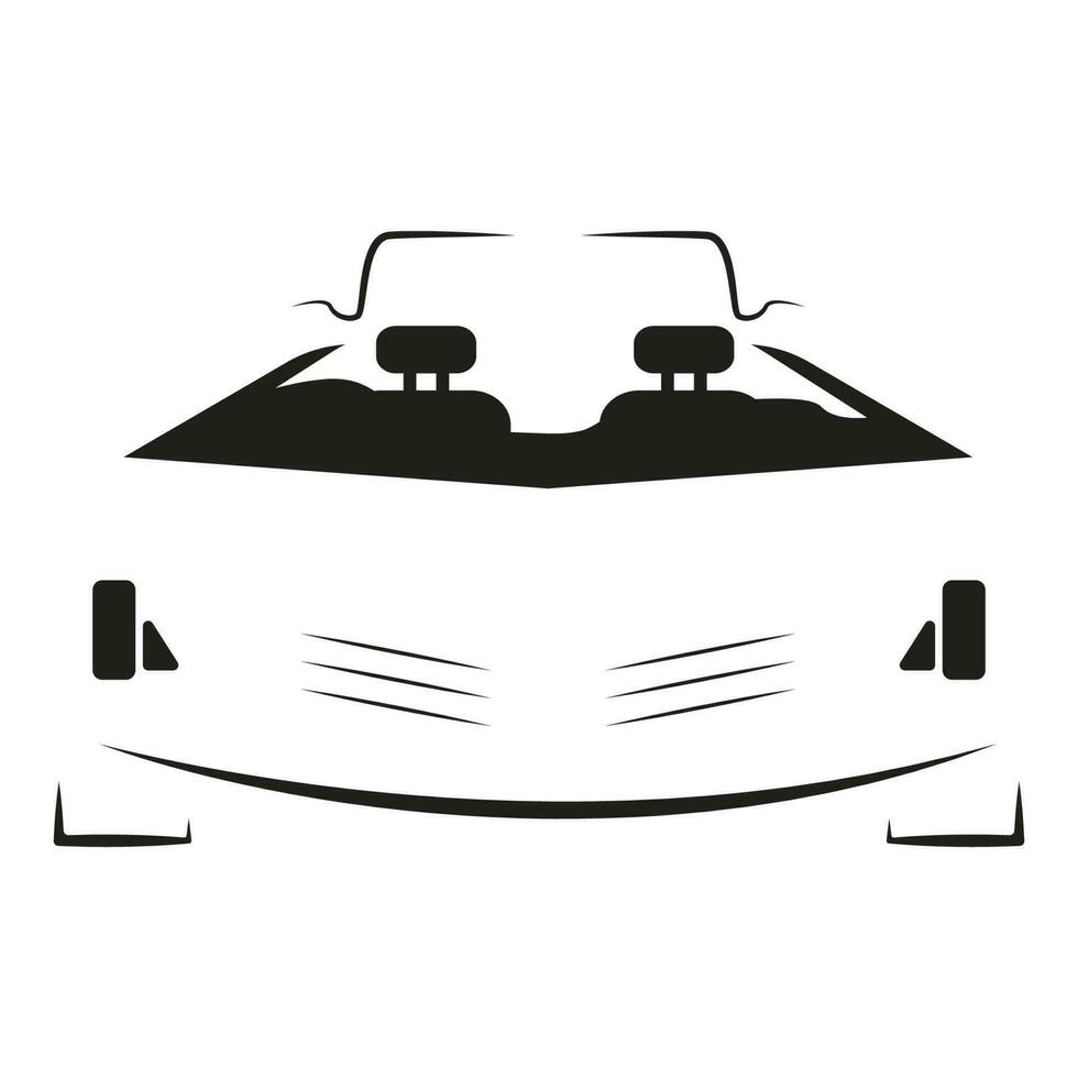 Ilustración de vector de logotipo de coche