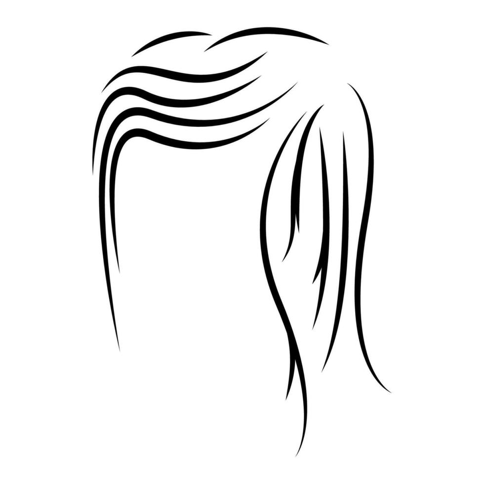 hair logo vector illustration