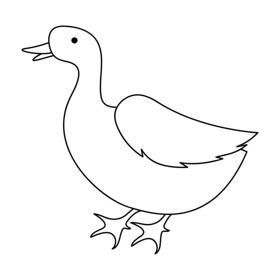 Pato logo vector diseño