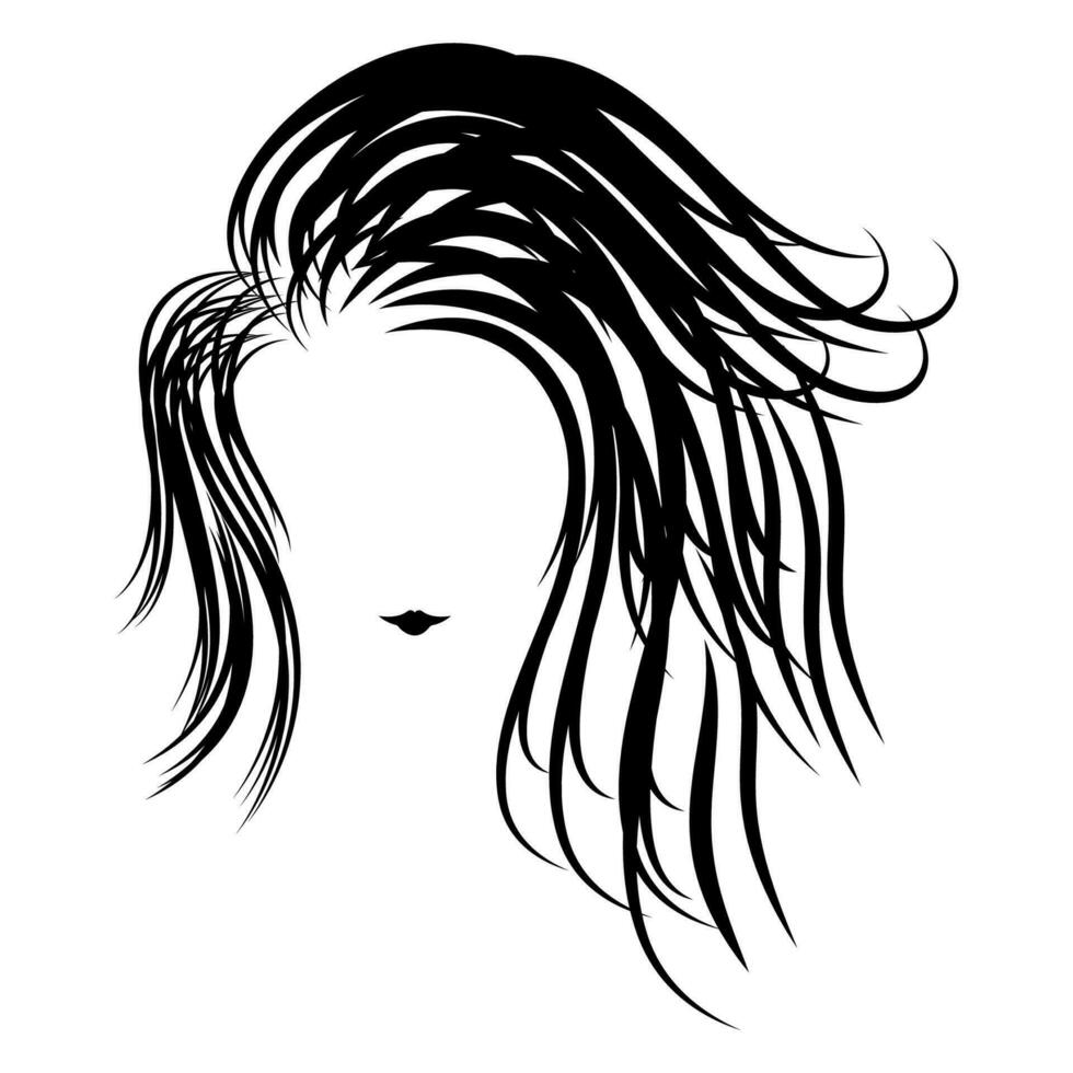 hair logo vector illustration