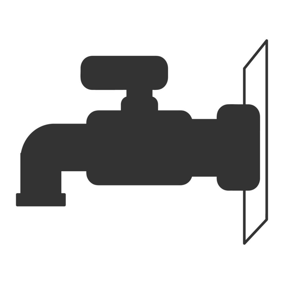 agua grifo icono vector