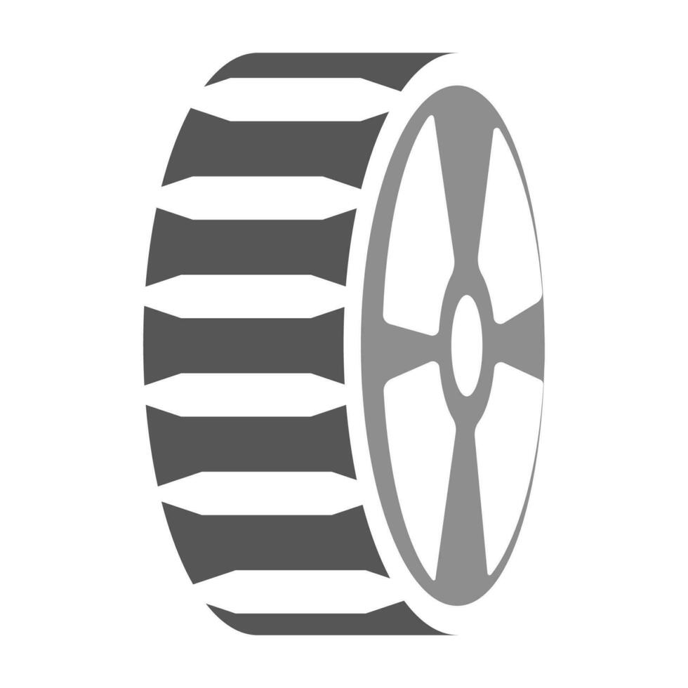 rueda logo vector ilustración