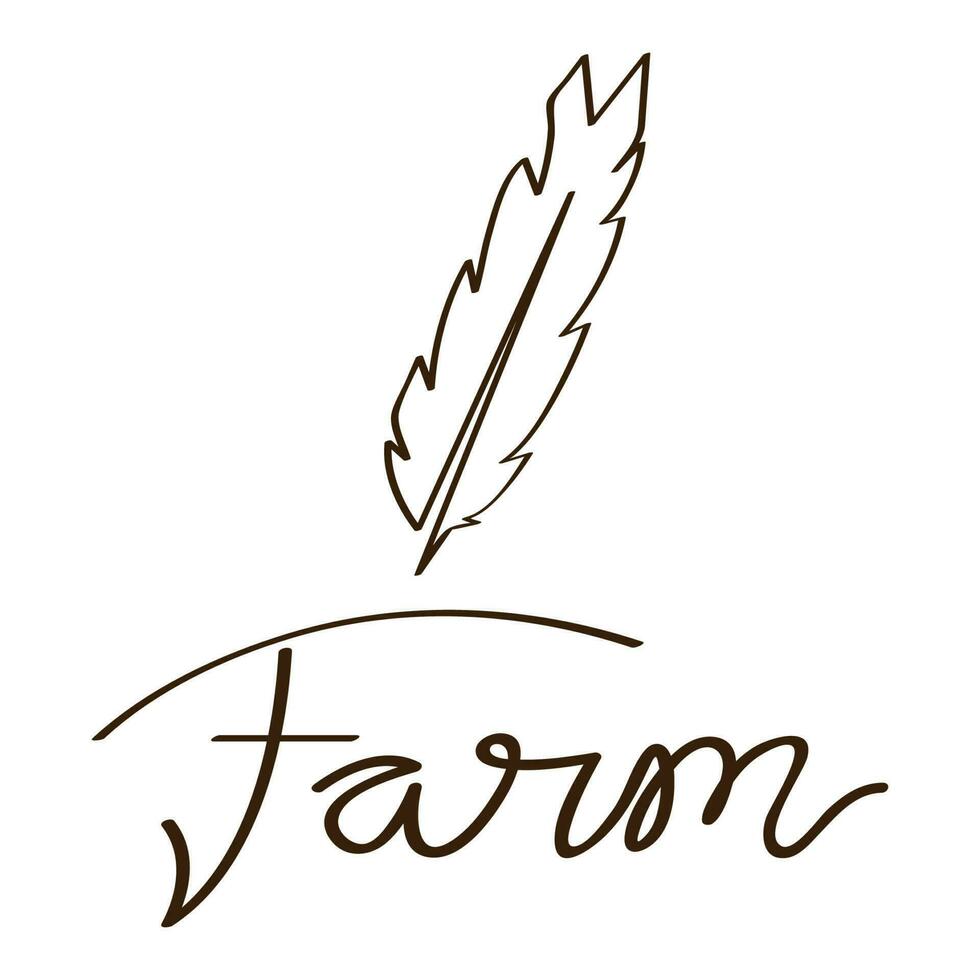 feather logo vector