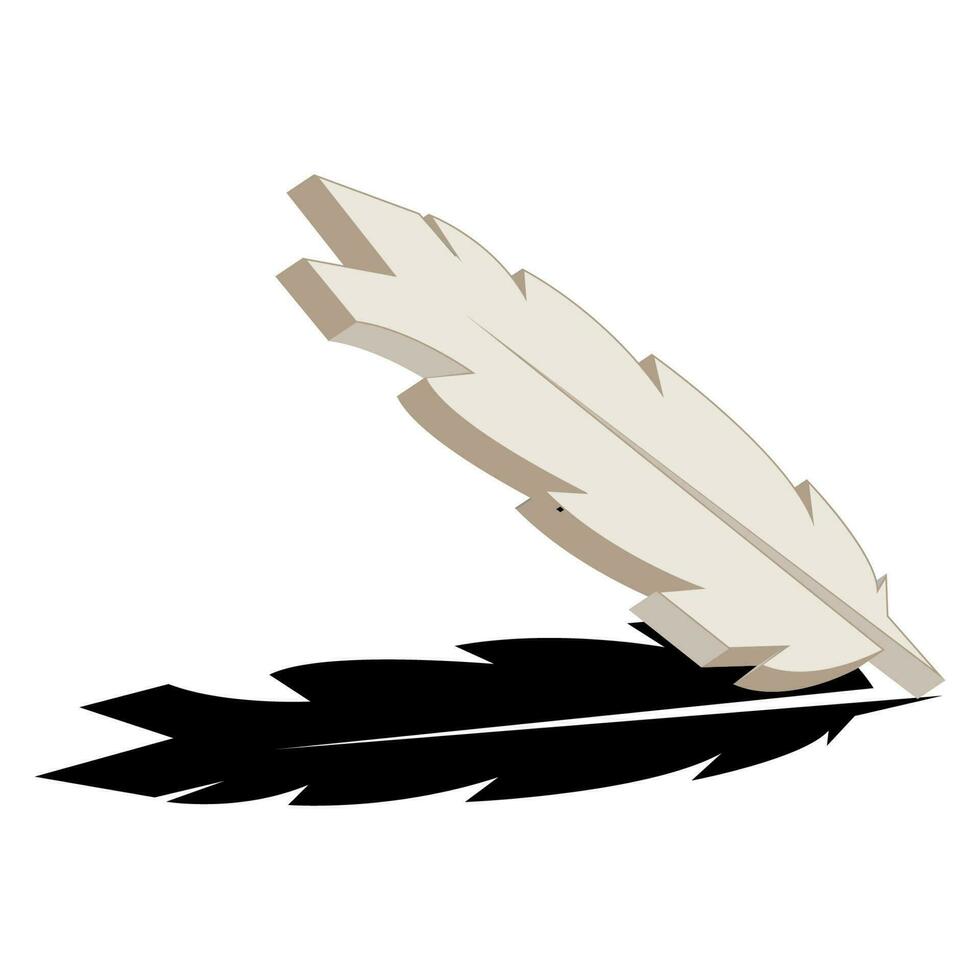 feather logo vector