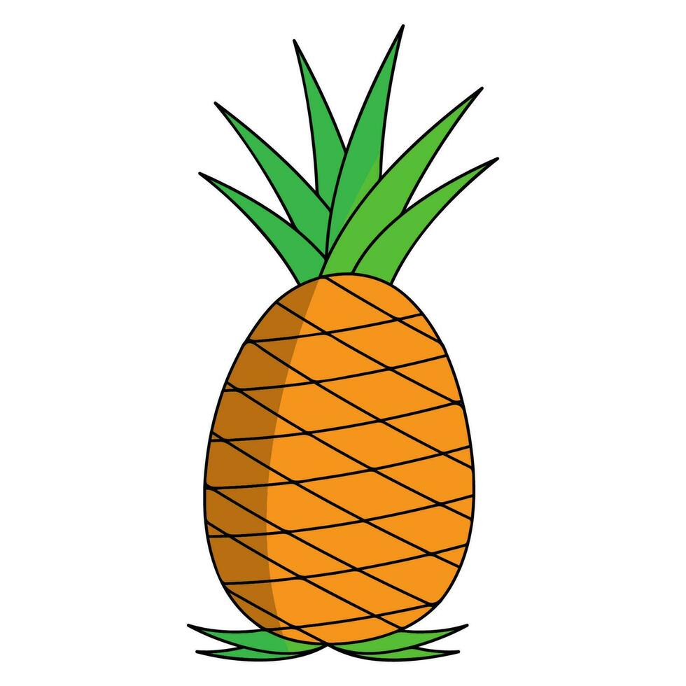Fruta logo vector ilustración