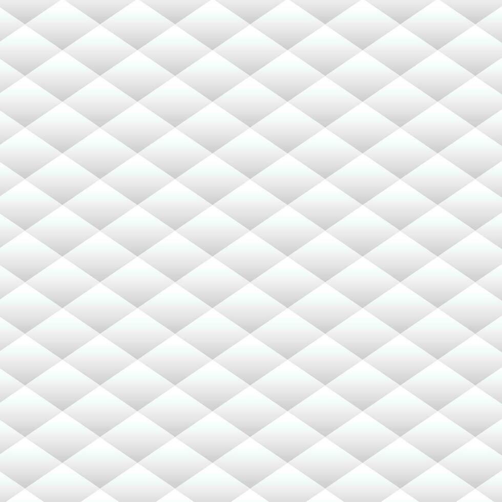 abstract white gradient rhombus pattern art. vector