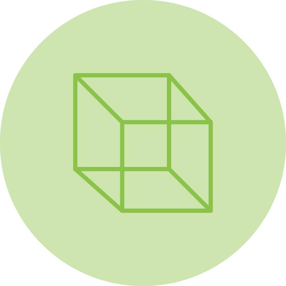 icono de vector de cubo