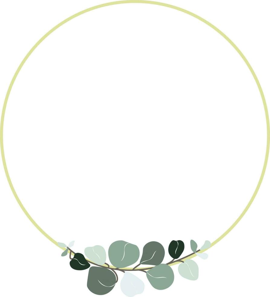Eucalyptus frame vector
