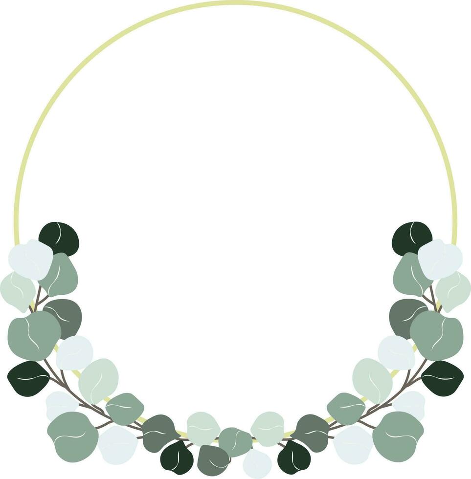 Eucalyptus frame vector