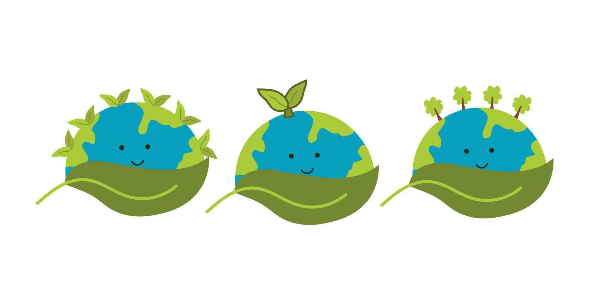 Save Earth from Global Warming Illustration vector