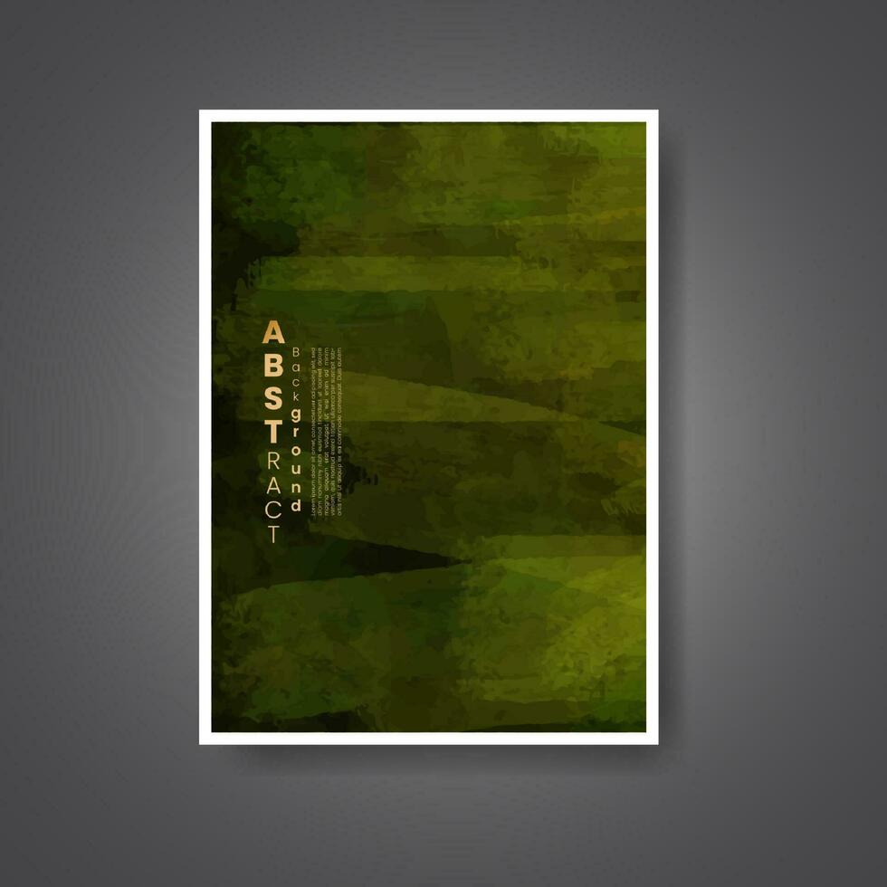 Cover template with watercolor background. Design for your cover, date, postcard, banner, logo. vector