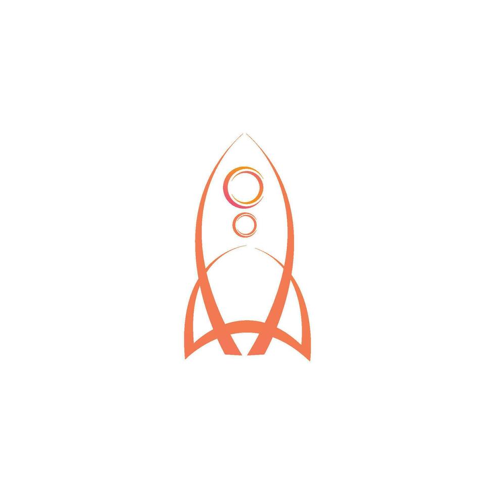 Rocket logo design Stock Vector, rocket logo design illustration vector