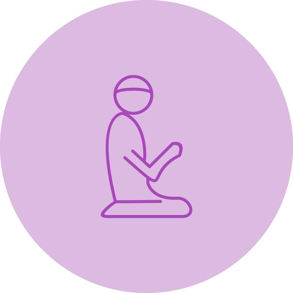 Praying Vector Icon
