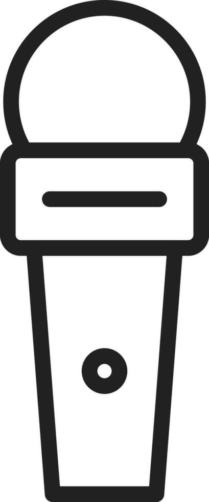 News Mic icon vector image. Suitable for mobile apps, web apps and print media.