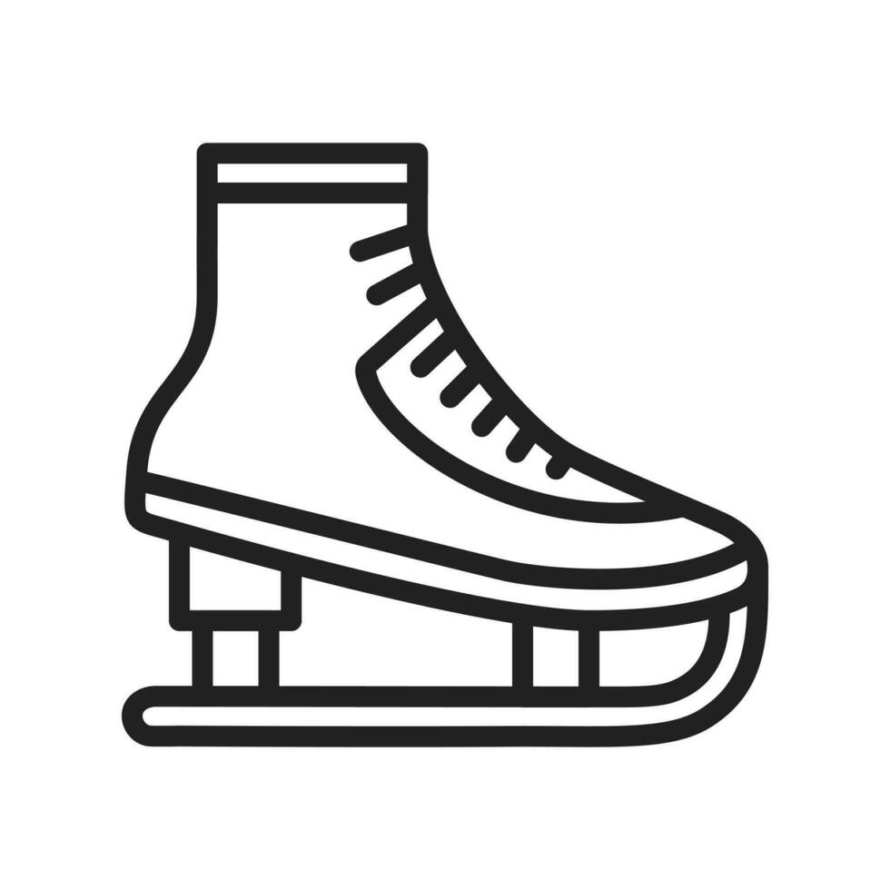 patines de nieve icono vector imagen. adecuado para móvil aplicaciones, web aplicaciones y impresión medios de comunicación.