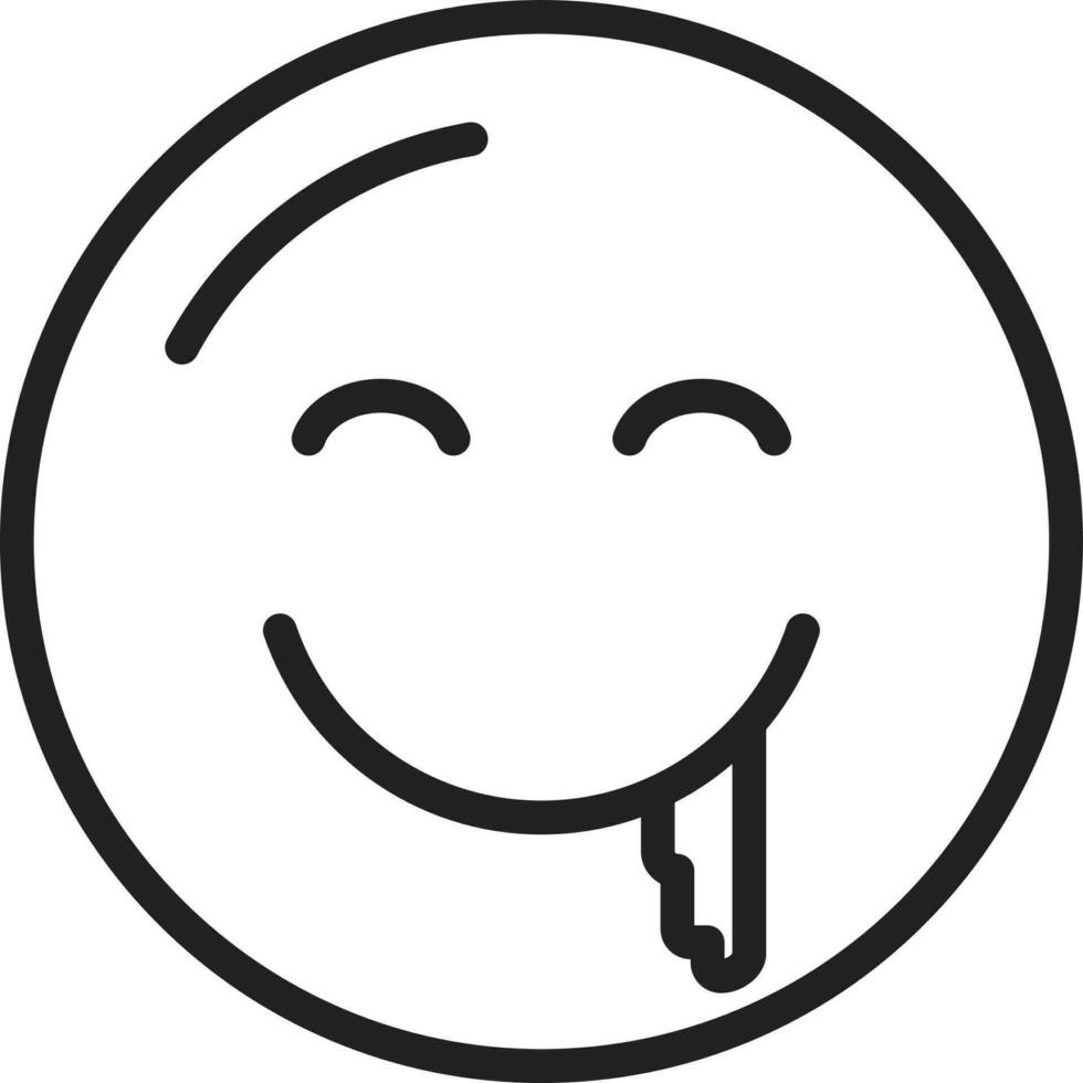 Drooling Face icon vector image. Suitable for mobile apps, web apps and print media.