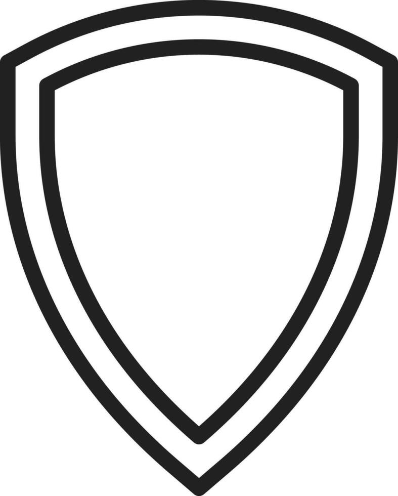 Shield icon vector image. Suitable for mobile apps, web apps and print media.