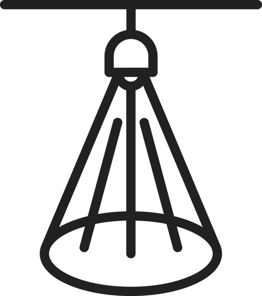 Spotlight icon vector image. Suitable for mobile apps, web apps and print media.