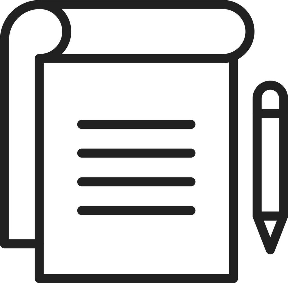 Taking Notes icon vector image. Suitable for mobile apps, web apps and print media.