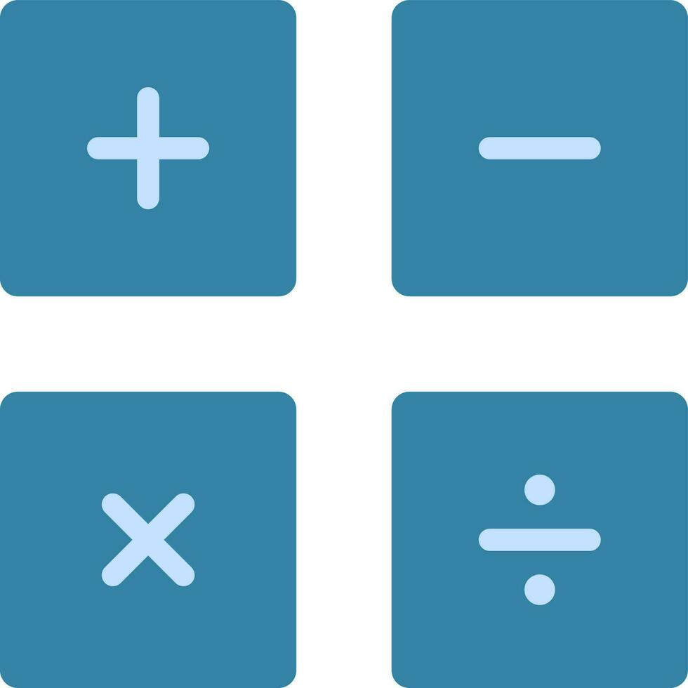 Math Symbols icon vector image. Suitable for mobile apps, web apps and print media.
