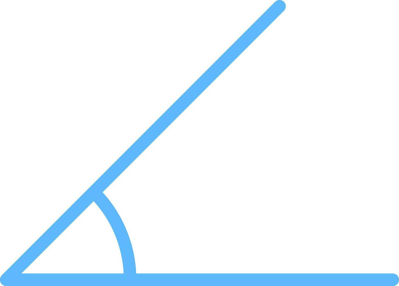 Angle icon vector image. Suitable for mobile apps, web apps and print