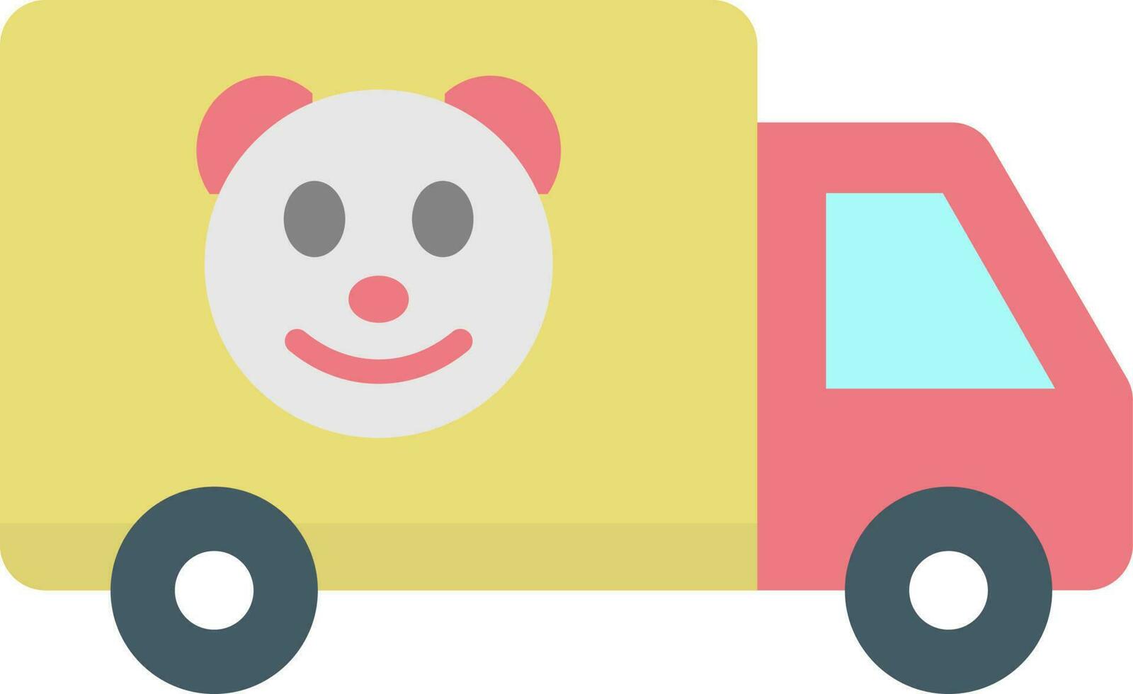 Circus Van icon vector image. Suitable for mobile apps, web apps and print media.