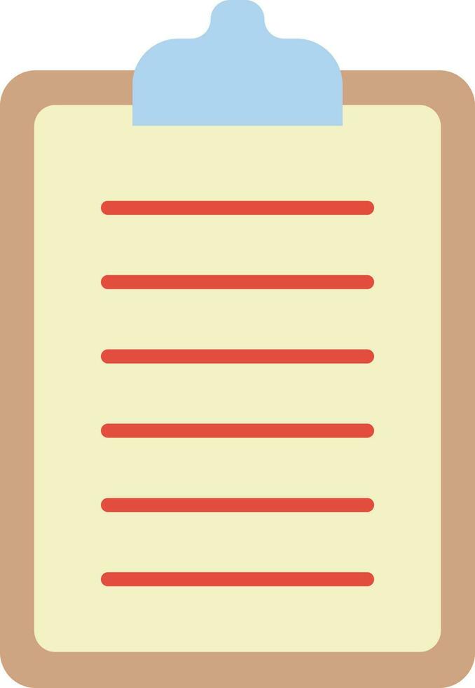 Clipboard icon vector image. Suitable for mobile apps, web apps and print media.