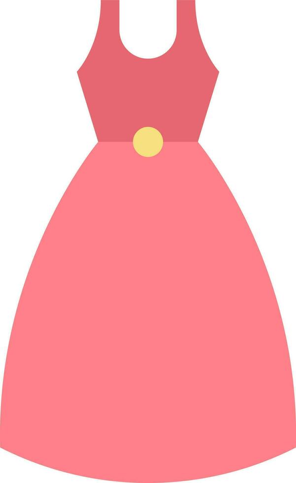 Cocktail Dress icon vector image. Suitable for mobile apps, web apps and print media.