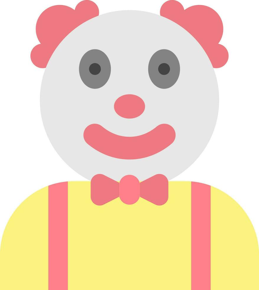 Clown icon vector image. Suitable for mobile apps, web apps and print media.
