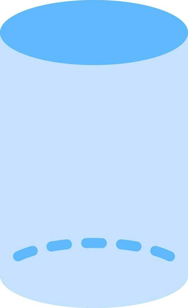 Cylinder icon vector image. Suitable for mobile apps, web apps and print media.