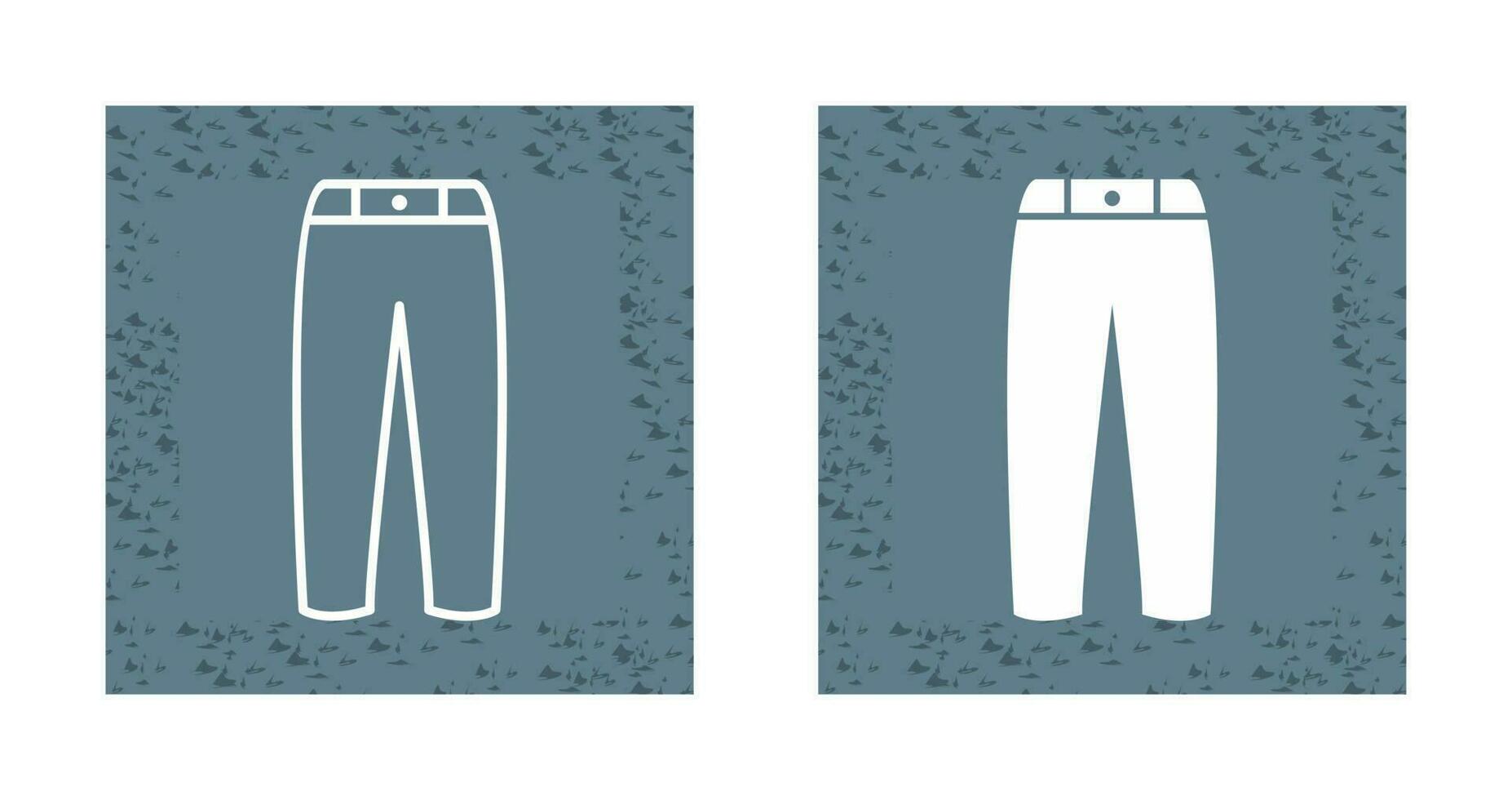 icono de vector de pantalones