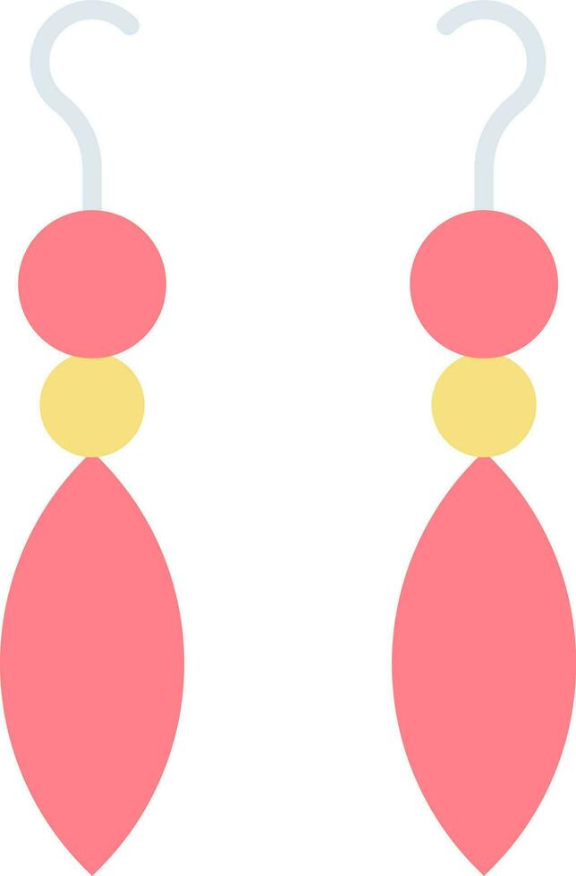 Earrings icon vector image. Suitable for mobile apps, web apps and print media.