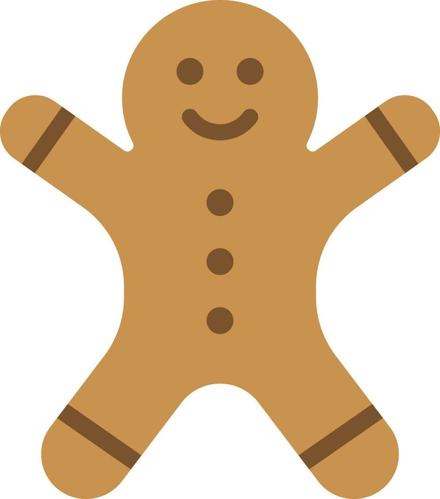 Ginger Bread icon vector image. Suitable for mobile apps, web apps and print media.