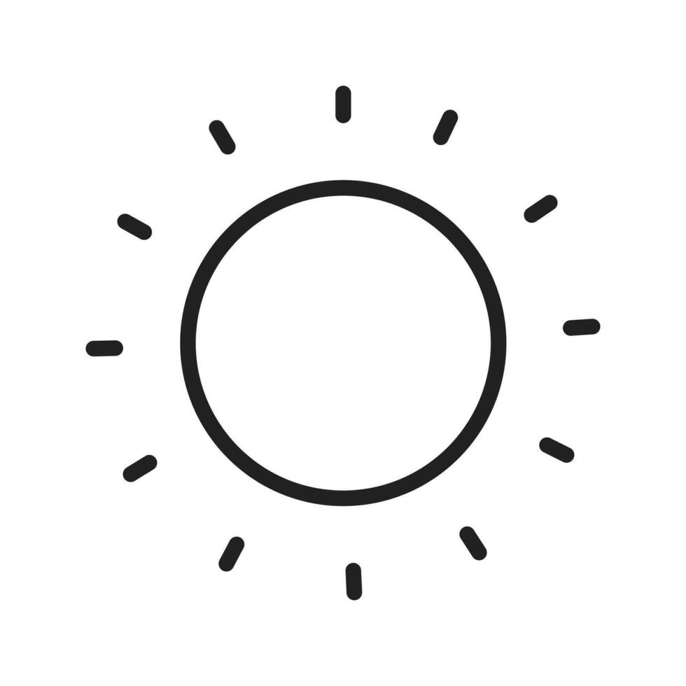 Dim Button icon vector image. Suitable for mobile apps, web apps and print media.