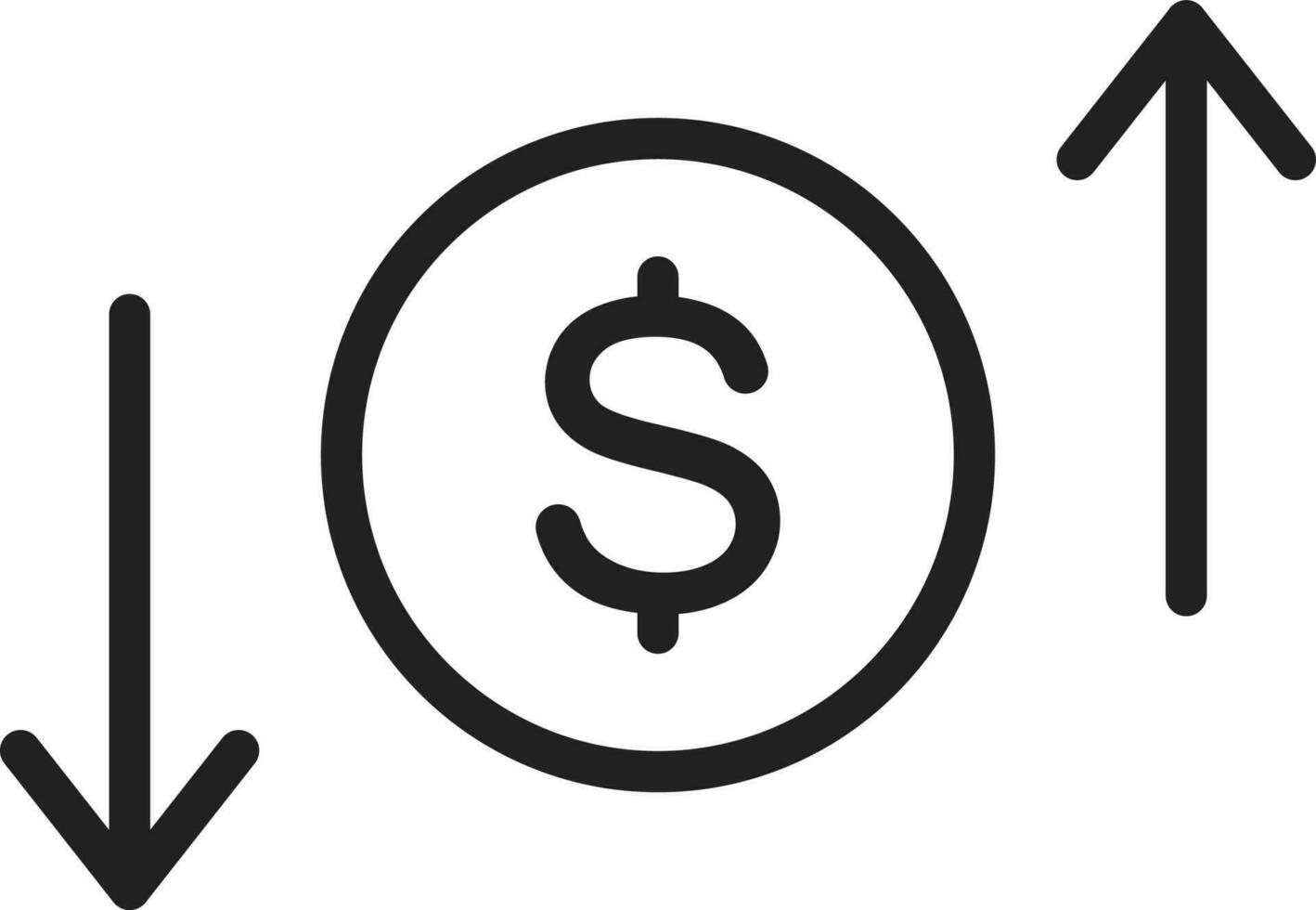 Profit Loss icon vector image. Suitable for mobile apps, web apps and print media.