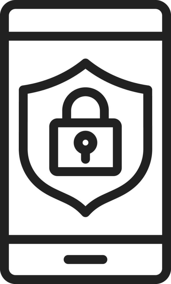 Secure Device icon vector image. Suitable for mobile apps, web apps and print media.