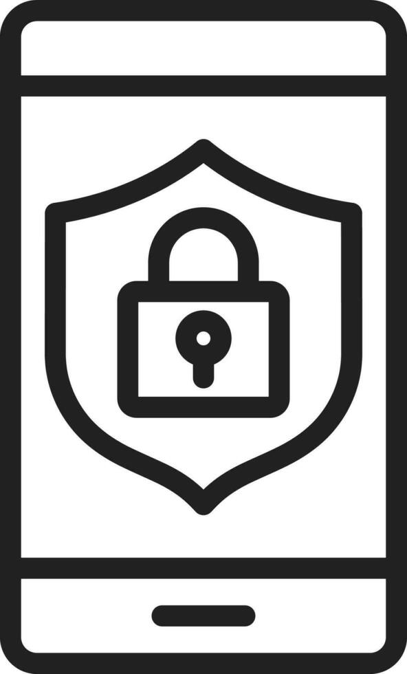 Secure Device icon vector image. Suitable for mobile apps, web apps and print media.