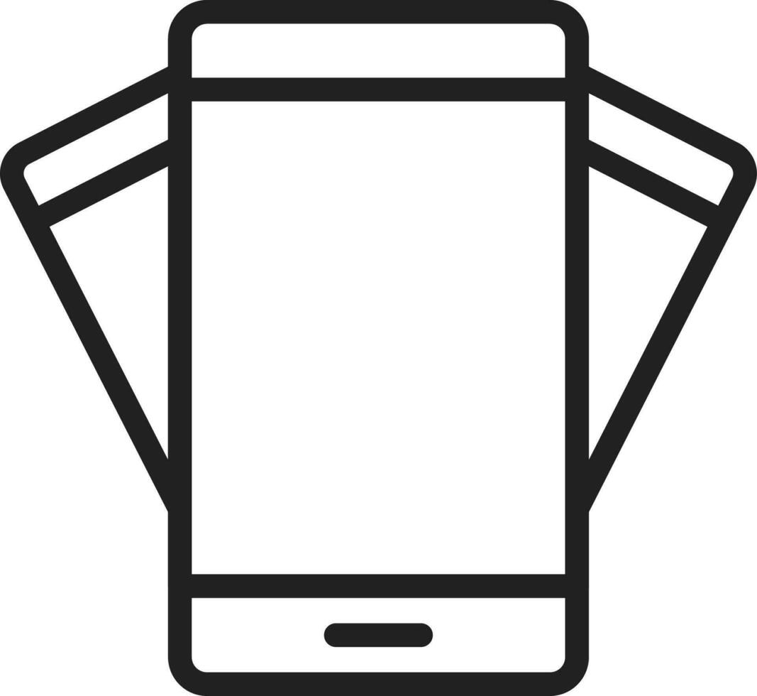 Smartphone Shake icon vector image. Suitable for mobile apps, web apps and print media.