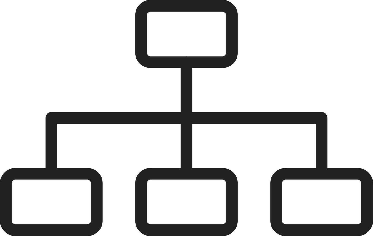 Sitemap icon vector image. Suitable for mobile apps, web apps and print media.