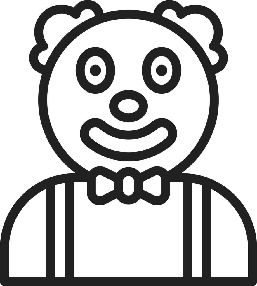 Clown icon vector image. Suitable for mobile apps, web apps and print media.